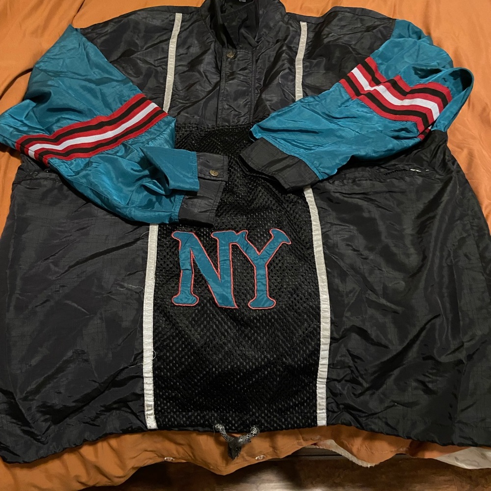 Vintage 90s NLB Underground Railroad wind breaker